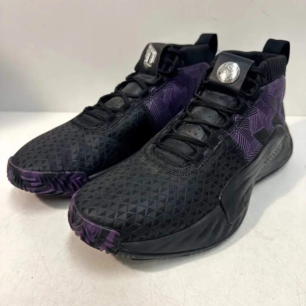 EUC adidas Dame 5 Marvel Black Panther Heroes Among Us Damian Lillard Wakanda 12